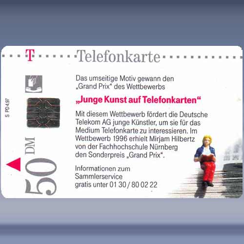 Junge Kunst auf Telefonkarten (1)